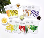 10 x THE FACE SHOP Real Nature Pomegranate Face Mask 20g – Firming & Radiance from Korea