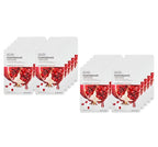 20 x THE FACE SHOP Real Nature Pomegranate Face Mask 20g – Firming & Radiance from Korea
