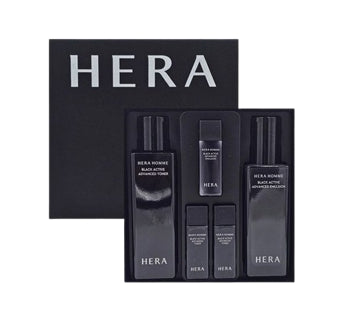 [MEN] HERA Homme Black Active Set (4 Items) from Korea