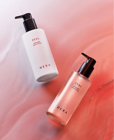 HERA Zeal Blooming Perfumed Shower Gel + Body Lotion Set (2 Items) from Korea