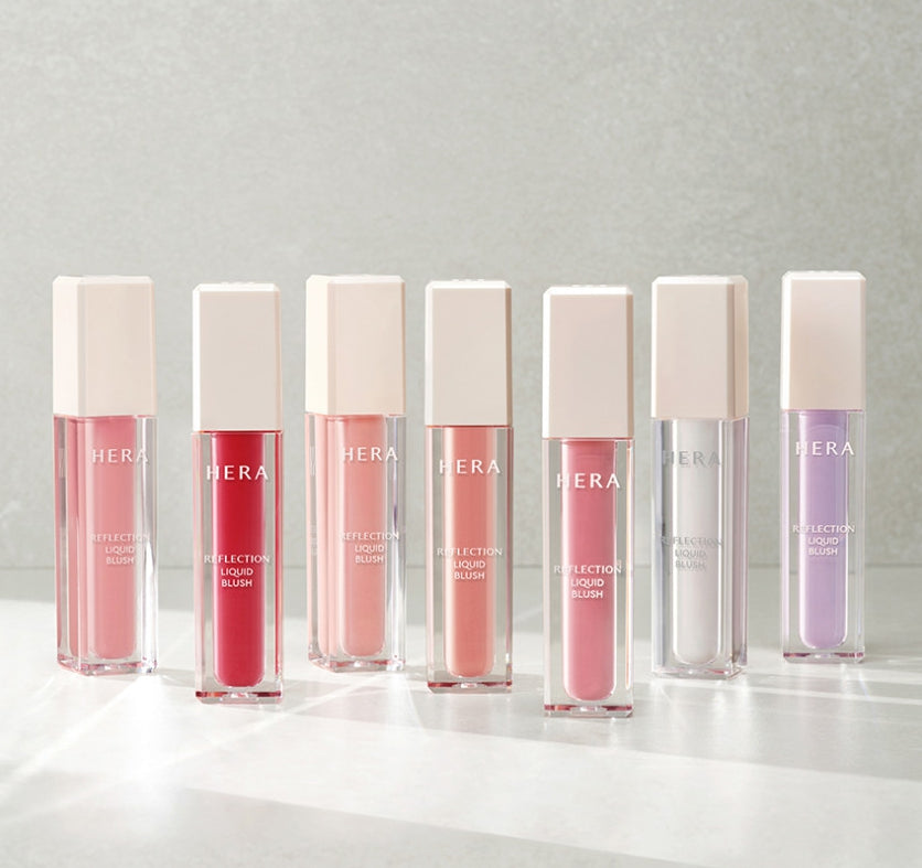 2 x HERA Reflection Liquid Blush 7.5g, 7 Colours + Samples(1 Items) from Korea