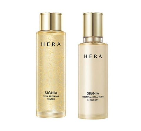 HERA Signia Skin Refining Water and Emulsion Set with hydrating and firming formula for smooth, radiant skin