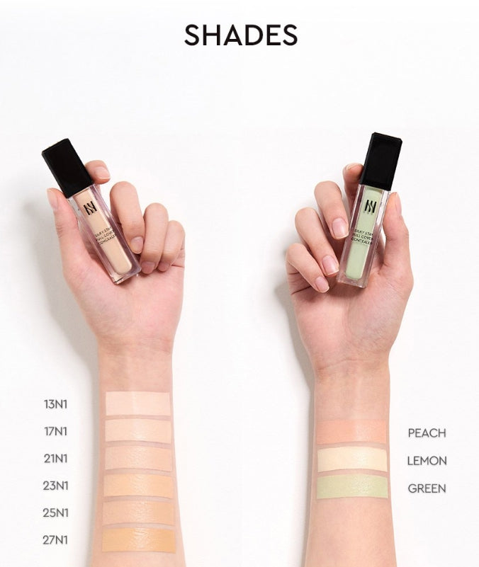 HERA Silky Stay Serum Concealer 8g, 9 Colours + Sample(1 Item) from Korea