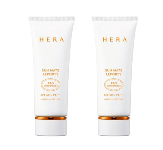 2 x HERA Sun Mate Leports Waterproof 70ml SPF 50+ / PA++++ from Korea