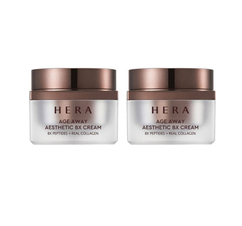 2 x HERA Age Away Aesthetic BX Cream 50ml from Korea + Samples(3 Items)