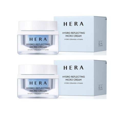 2 x HERA Hydro Reflecting Micro Cream 50ml from Korea