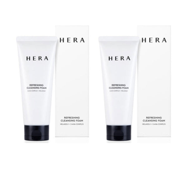 2 x HERA Refreshing Cleansing Foam 160g from Korea