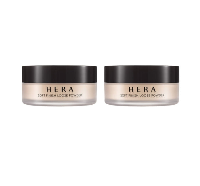 HERA Soft Finish Loose Powder with lightweight, silky texture for shine control and a smooth, soft-focus complexion