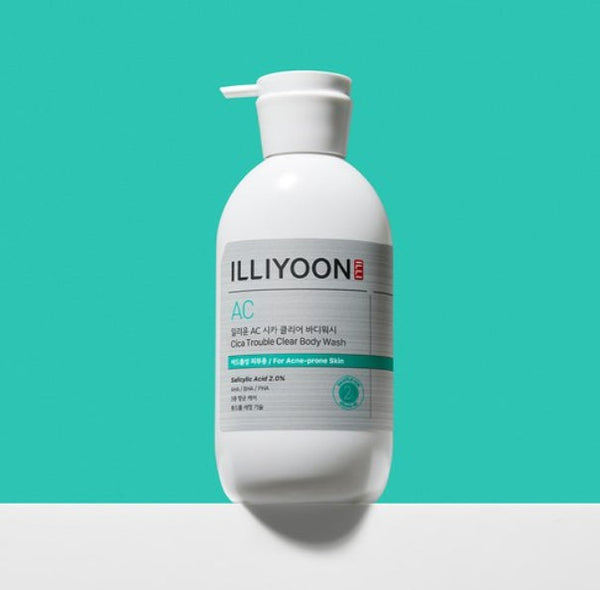 2 x ILLIYOON AC Cica Trouble Clear Body Wash 400ml from Korea