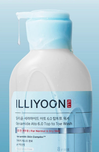 ILLIYOON Ceramide Ato 6.0 Top To Toe Wash 500ml from Korea