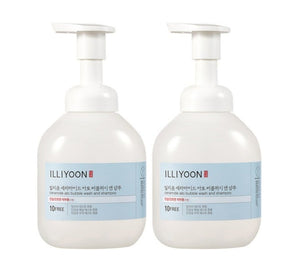 2 x ILLIYOON Ceramide Ato Bubble Wash and Shampoo 400ml from Korea