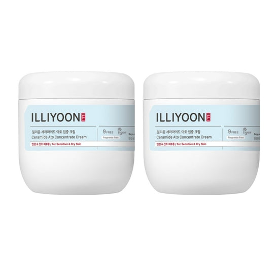 2 x ILLIYOON Ceramide Ato Concentrate Cream 500ml from Korea