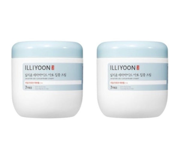 2 x ILLIYOON Ceramide Ato Concentrate Cream 500ml from Korea