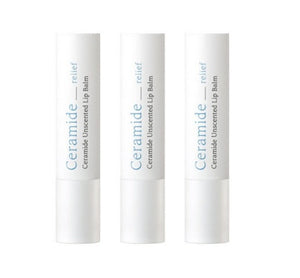 3 x ILLIYOON Ceramide Unscented Lip Balm 3.2g from Korea