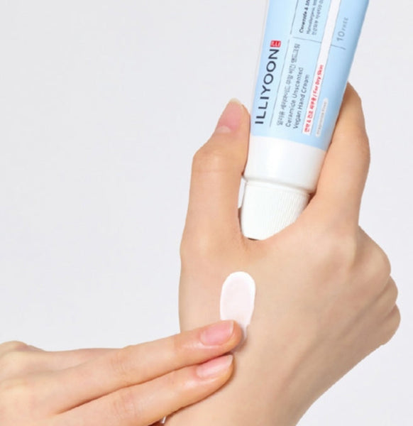2 x ILLIYOON Ceramide Unscented Vegan Hand Cream 50ml from Korea