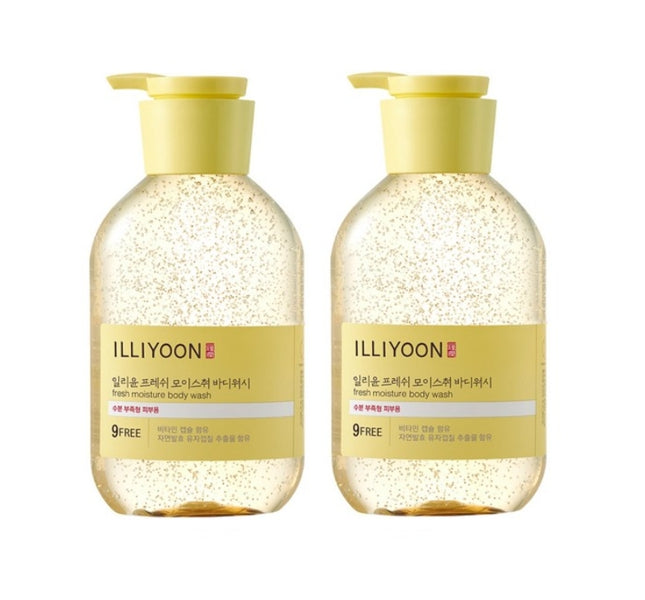 2 x ILLIYOON Fresh Moisture Body Wash 500ml from Korea