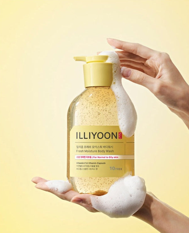 2 x ILLIYOON Fresh Moisture Body Wash 650ml from Korea