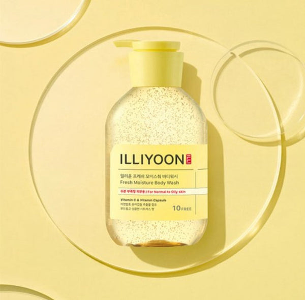 2 x ILLIYOON Fresh Moisture Body Wash 650ml from Korea