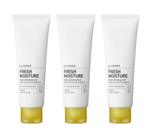 3 x ILLIYOON Fresh Moisture Deep Cleansing Foam 120g from Korea