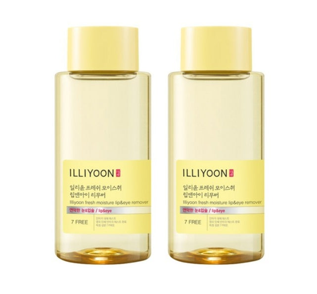 2 x ILLIYOON Fresh Moisture Lip & Eye Remover 300ml from Korea