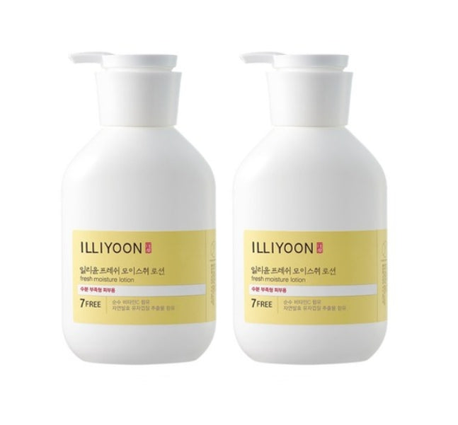 2 x ILLIYOON Fresh Moisture Lotion 350ml from Korea