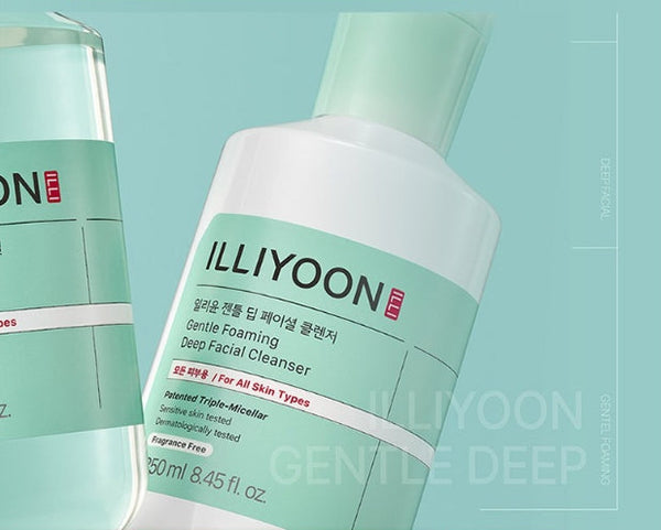2 x ILLIYOON Gentle Foaming Deep Facial Cleanser 250ml from Korea