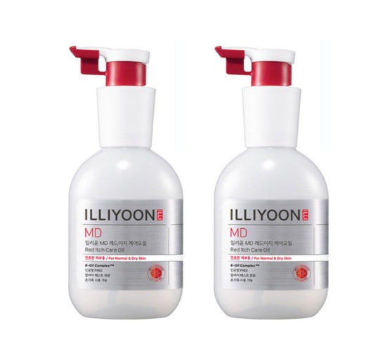 2 x ILLIYOON MD Red Itch Care Oil 200ml from Korea