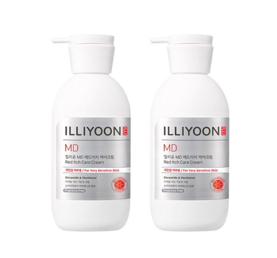 2 x ILLIYOON MD Red Itch Care Cream 330ml from Korea