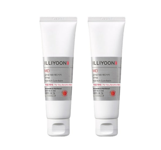 2 x ILLIYOON MD Red Itch Cure Balm 60ml from Korea