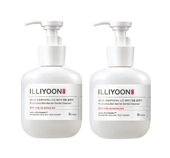 2 x ILLIYOON Probiotics Skin Barrier Gentle Cleanser 300ml from Korea
