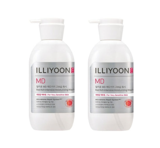 2 x ILLIYOON Red Itch Intensive Moisturizing Wash 470g from Korea