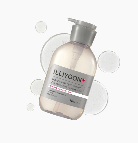 2 x ILLIYOON Ultra Repair Deep Moisture Wash 500ml from Korea