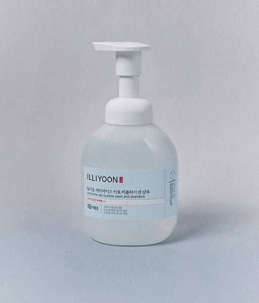 ILLIYOON Ceramide Ato Bubble Wash and Shampoo 900ml from Korea