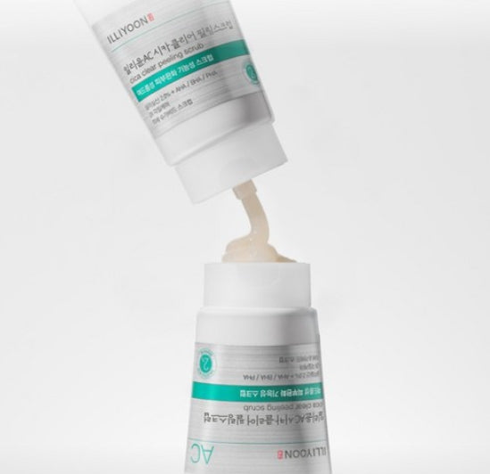ILLIYOON Cica Acne Clear Peeling Scrub 200ml from Korea