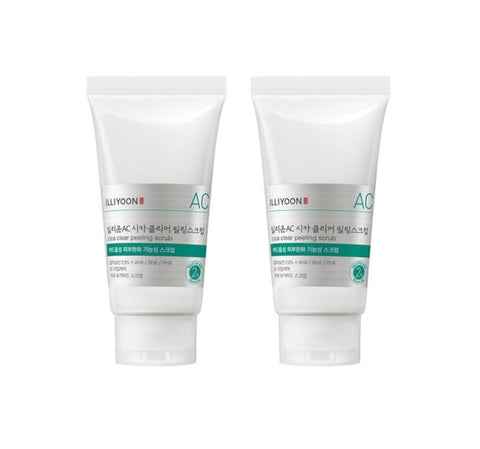 2 x ILLIYOON Cica Acne Clear Peeling Scrub 200ml from Korea