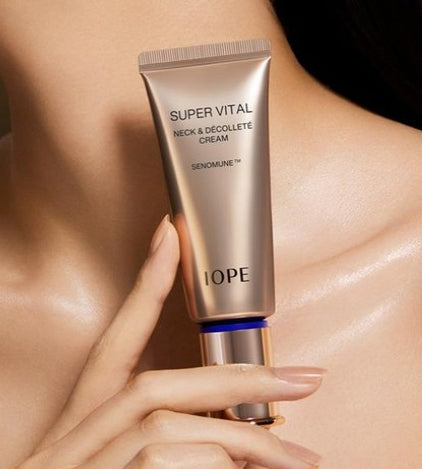 IOPE Super Vital Neck & Decollete Cream 40ml + Samples(2 Items) from Korea