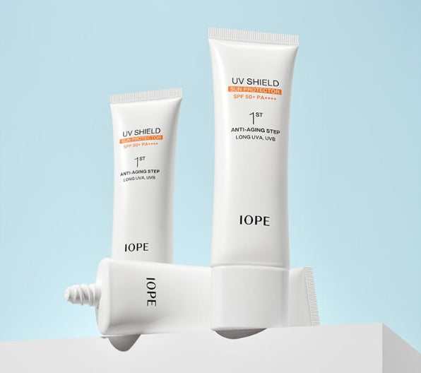 2 x IOPE UV Shield Sun Protector SPF 50+ PA++++ 50ml from Korea