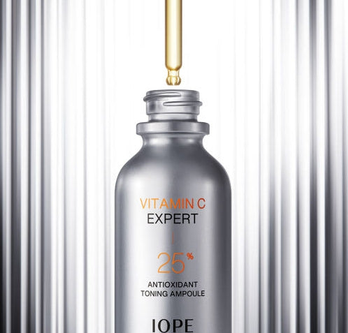 IOPE Vitamin C Expert 25% Antioxidant Toning Ampoule 23ml + Samples(2 Items) from Korea by IOPE