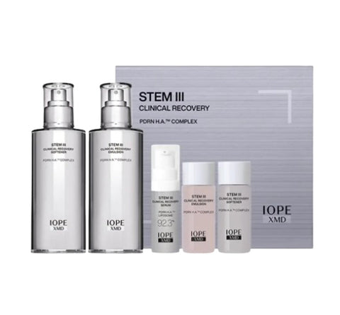 IOPE XMD Stem 3 Clinical Recovery Set (5 Items) + Samples(2 Items) from Korea