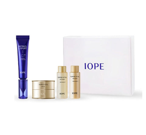 IOPE Retinol Expert 0.1% Wringkle Corrector Set (4 Items) from Korea
