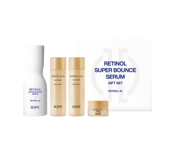 IOPE Retinol Super Bounce Serum 50ml Set (4 Items) Korea by IOPE