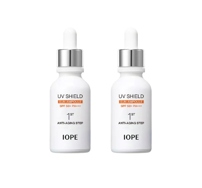 2 x IOPE UV Shield Sun Ampoule 40ml from Korea by IOPE