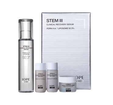 IOPE XMD Stem III Clinical Recovery Serum Set (4 Items) + Samples(2 Items) from Korea