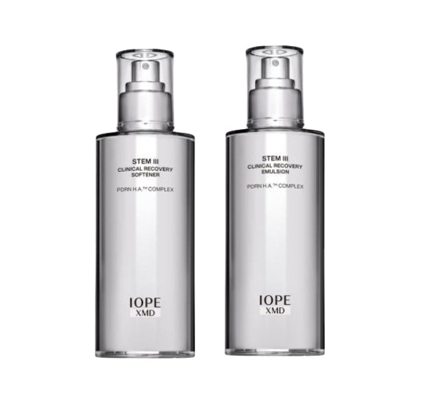 IOPE XMD Stem III Clinical Recovery Softener 130 ml + Emulsion 130ml Set (2 Items) Korea