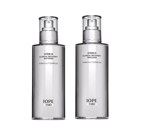IOPE XMD Stem III Clinical Recovery Softener 130 ml + Emulsion 130ml Set (2 Items) Korea