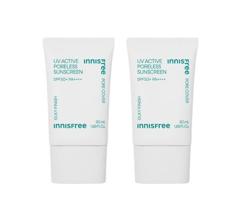 2 x Innisfree UV Active Poreless Sun Cream 50ml, SPF 50+ PA++++ from Korea, 2 x Innisfree UV Active Poreless Sun Cream 50ml, SPF 50+ PA++++ from Korea_1