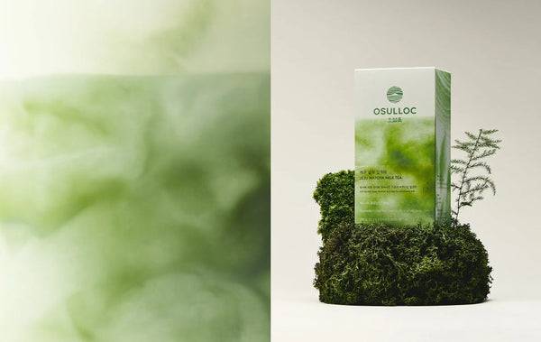 OSULLOC Jeju Matcha Milk Tea, 1 Box 10 Sticks , from Korea by OSULLOC