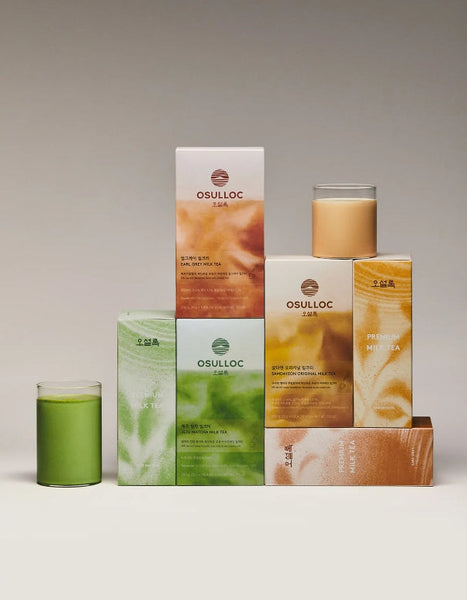 OSULLOC Jeju Matcha Milk Tea, 1 Box 10 Sticks , from Korea by OSULLOC