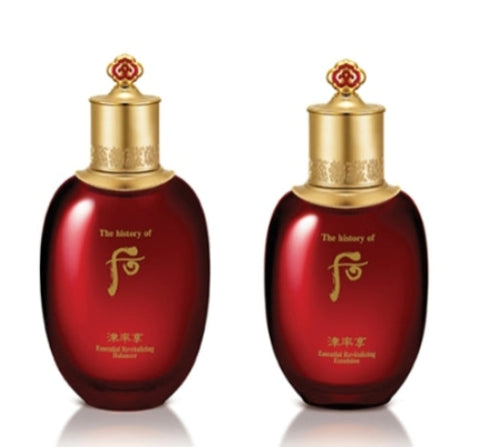 The History of Whoo Jinyulhyang Jinyul Balancer + Lotion Set (2 Items) from Korea