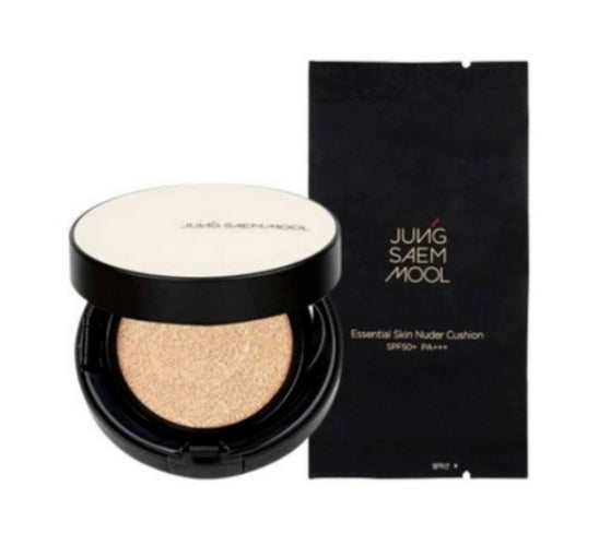 JUNGSAMMOOL Essential Skin Nuder Cushion (Main + Refill) 14g SPF50+ PA+++, 8 Colours from Korea by JUNGSAMMOOL